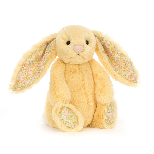 Jellycat Bashful Blossom Lemon Bunny Medium - Born Childrens Boutique