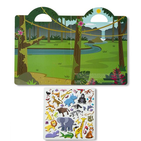Puffy Sticker Play Set - Safari - Born Childrens Boutique