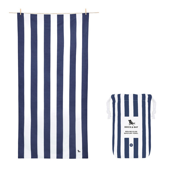 Dock and Bay Towel - Whitsunday Blue Medium - Born Childrens Boutique