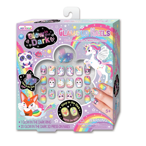 Glow in the Dark Glamour Nails - Born Childrens Boutique