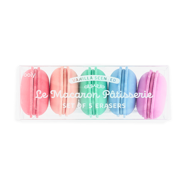 Le Macaron Patisserie Scented Erasers Set of 5 - Born Childrens Boutique