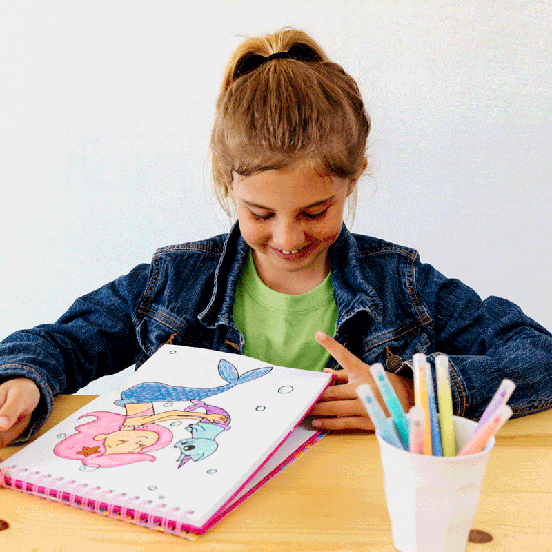Standing Sketchbook - Cute Doodle World - Born Childrens Boutique