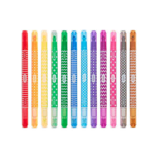 Make No Mistake Erasable Markers Set of 12 - Born Childrens Boutique