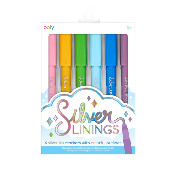 Silber Linings Outline Markers Set of 6 - Born Childrens Boutique