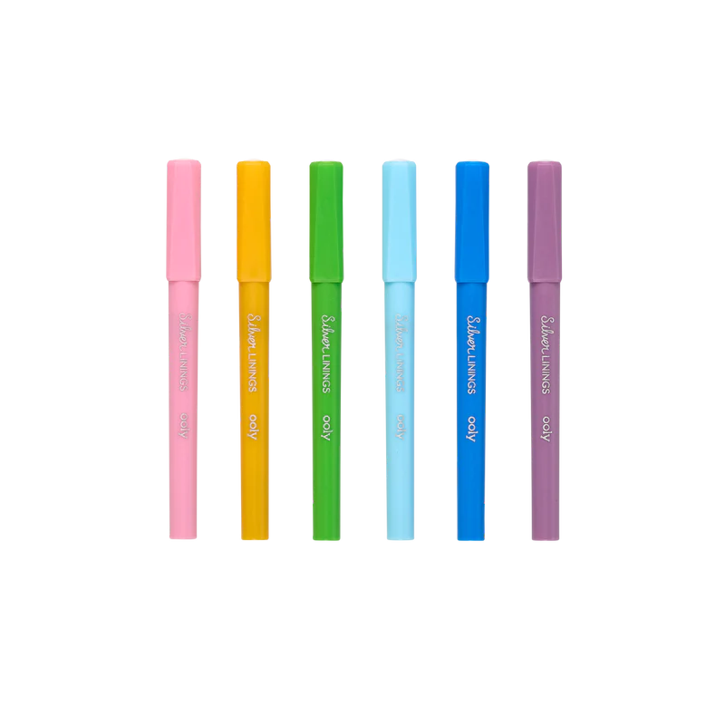 Silber Linings Outline Markers Set of 6 - Born Childrens Boutique