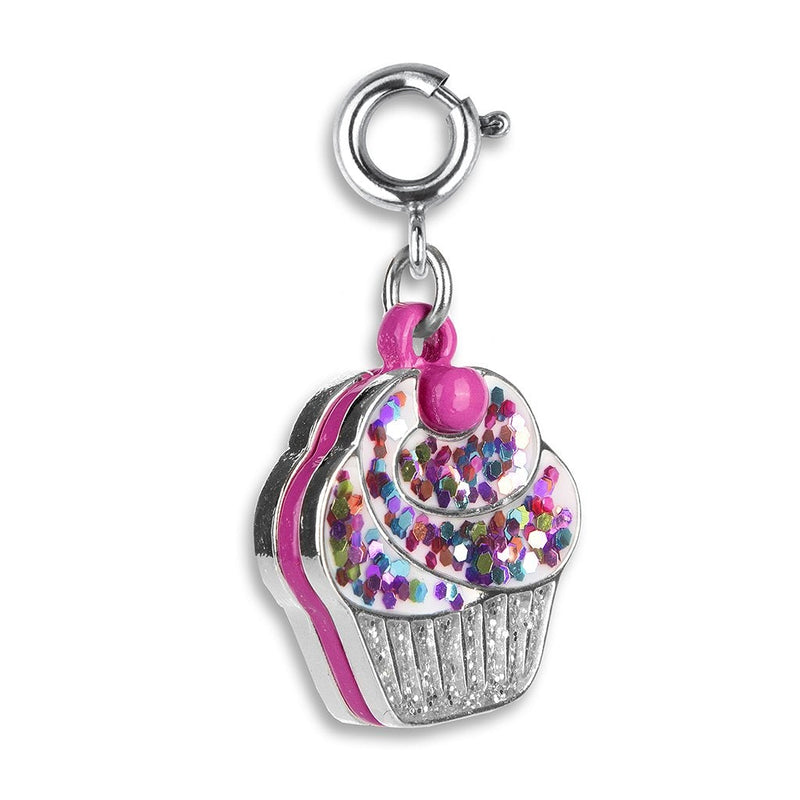 Charm It!, Glitter Cupcake Charm - Born Childrens Boutique