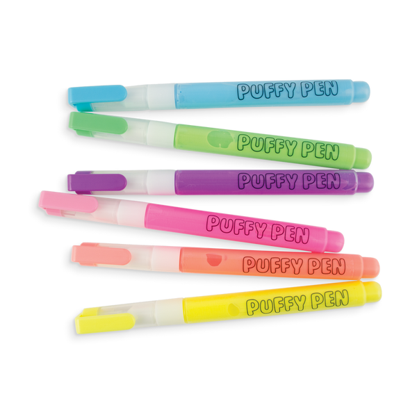 Magic Neon Puffy Pens - Set of 6 - Born Childrens Boutique