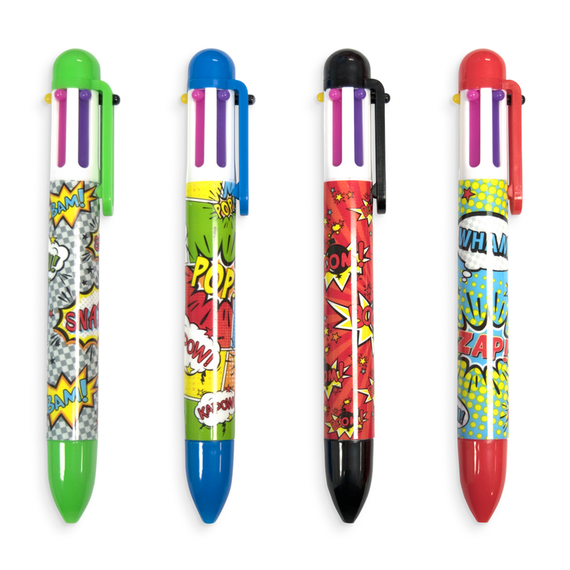6 Click Pens: Comic Attach - Born Childrens Boutique