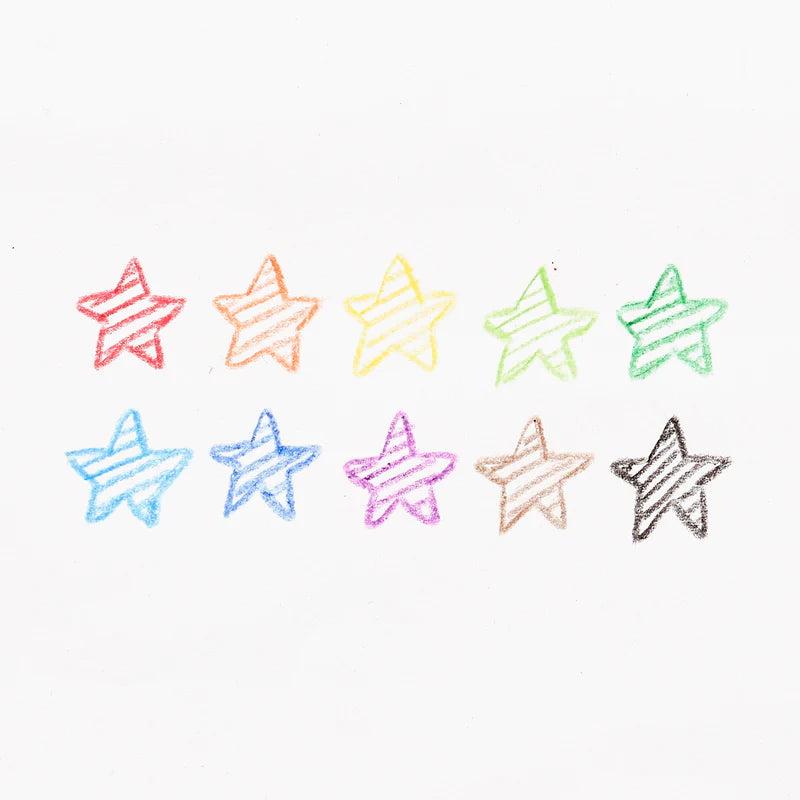 Yummy Yummy Scented Twist-Up Crayons Set of 10 - Born Childrens Boutique