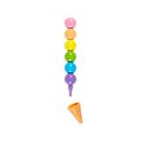 Rainbow Scoops Stacking Eraseable Crayons+ Scented Eraser - Born Childrens Boutique