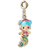 Charm It!, Gold Swivel Mermaid Charm - Born Childrens Boutique