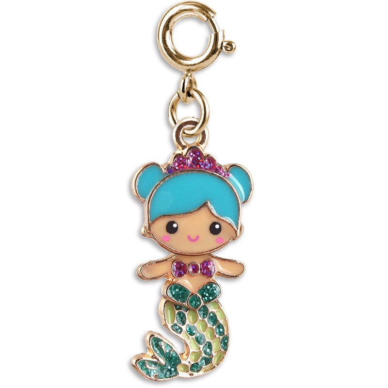 Charm It!, Gold Swivel Mermaid Charm - Born Childrens Boutique
