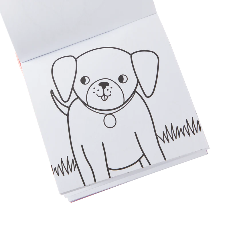 Carry Along Crayon & Coloring Book Kit - Pet Pals - Born Childrens Boutique