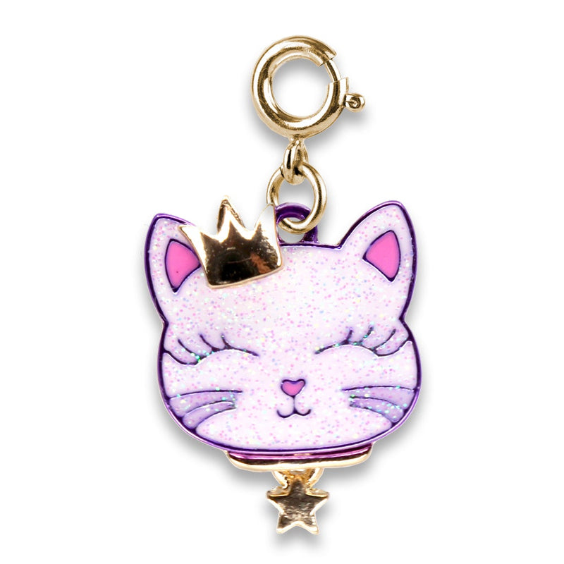 Charm It!, Gold Princess Kitty Charm - Born Childrens Boutique