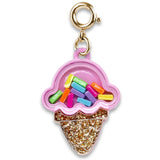 Charm It!, Gold Ice Cream Cone Shaker Charm - Born Childrens Boutique