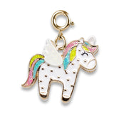 Charm It!, Gold Flying Unicorn Charm - Born Childrens Boutique