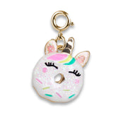 Charm It!, Gold Unicorn Donut Charm - Born Childrens Boutique
