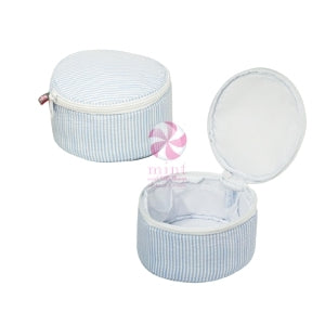 Oh Mint 6" Button Bag, Baby Blue Seer - Born Childrens Boutique