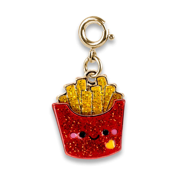 Charm It!, Gold Glitter French Fries Charm - Born Childrens Boutique