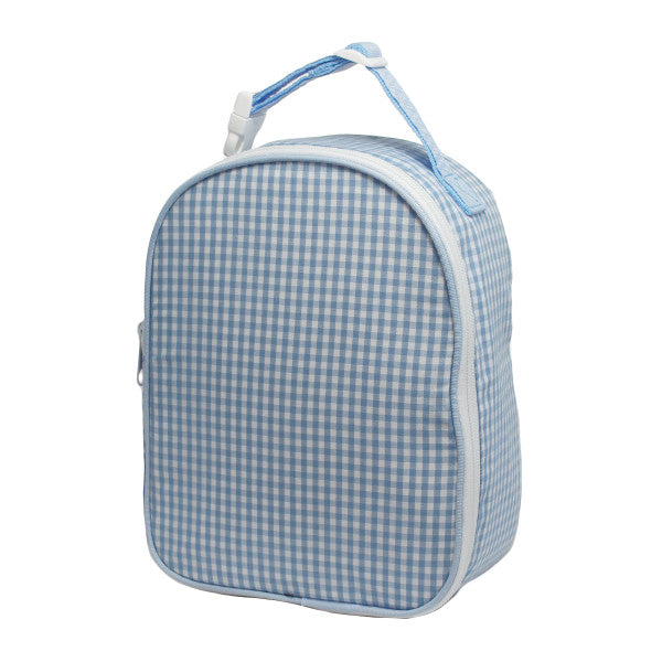 Oh Mint Blue Gingham Gum Drop - Born Childrens Boutique