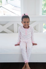 Pre-Order James and Lottie Rainbow Jammies Top & Pant - Born Childrens Boutique