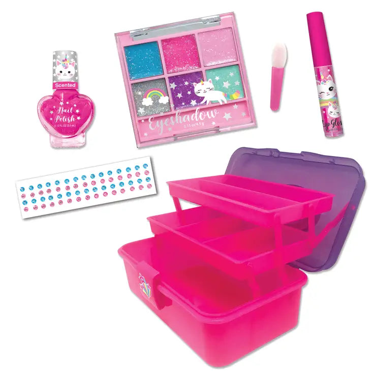 Carryall Makeup Case, Caticorn - Born Childrens Boutique