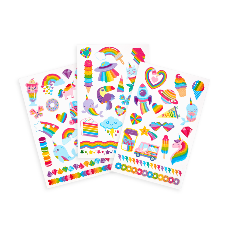 Tattoo Palooza Temp Tattoos - Over the Rainbow - Born Childrens Boutique