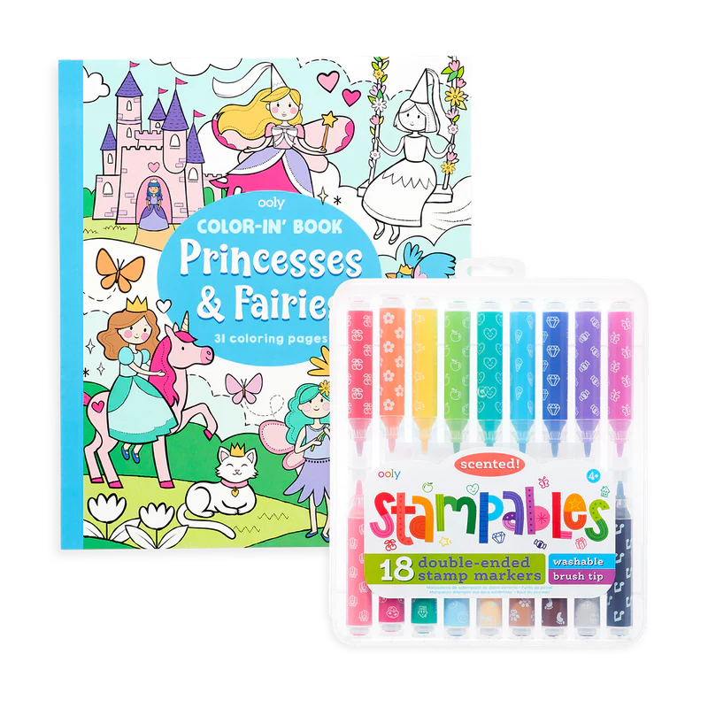 Colorin Book - Princess & Fairies - Born Childrens Boutique