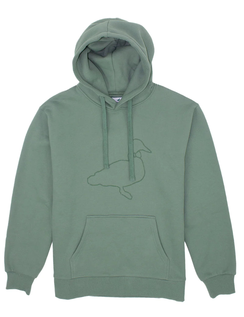 Deane Hoodie Sage Green - Born Childrens Boutique
