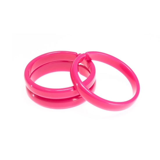 Plain Pink Bangle Set - Born Childrens Boutique
