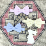 Baylor Bow Tie Seaside Sunny Yellow Seersucker - Born Childrens Boutique