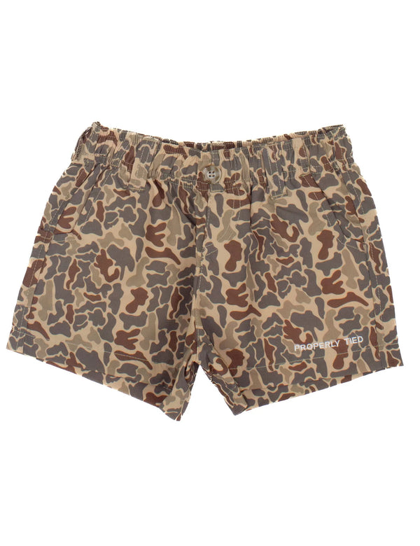 Mallard Short 2.0, Vintage Camo - Born Childrens Boutique