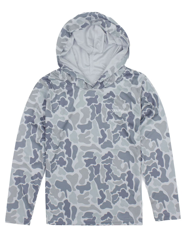 Sportsman Hoodie Polar Camo - Born Childrens Boutique