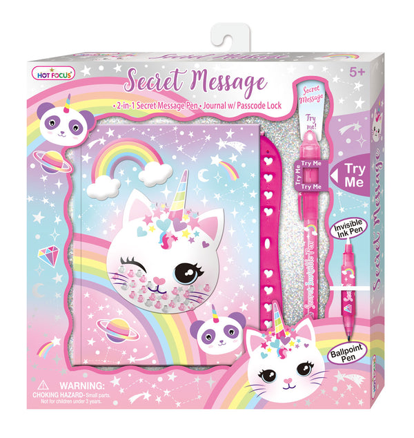 Secret Message, Caticorn - Born Childrens Boutique