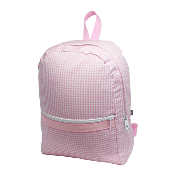 Oh Mint Pink Gingham Backpack - Born Childrens Boutique