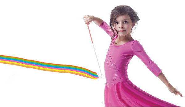 Rainbow Dancer Ribbon Wand - Born Childrens Boutique