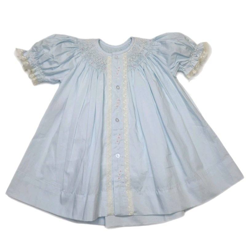 Baby Sen Blue Annalee Dress - Born Childrens Boutique