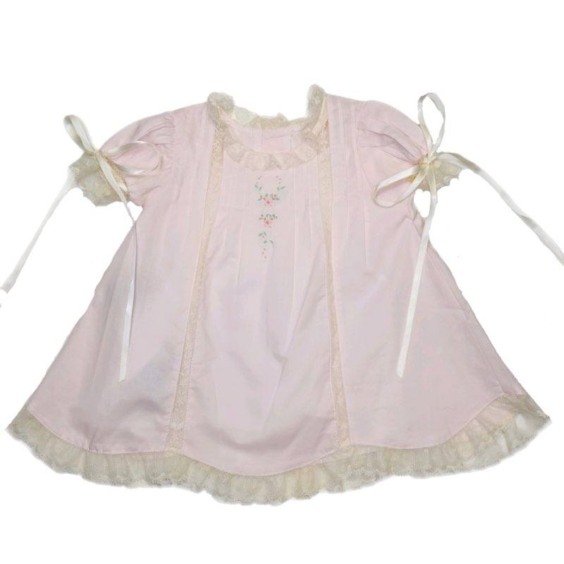 Baby Sen Pink Grace Dress - Born Childrens Boutique