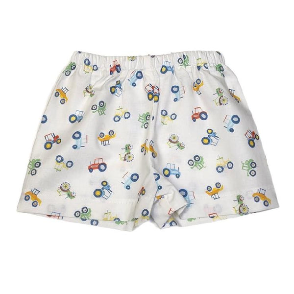 Tractor Boy Shorts - Born Childrens Boutique