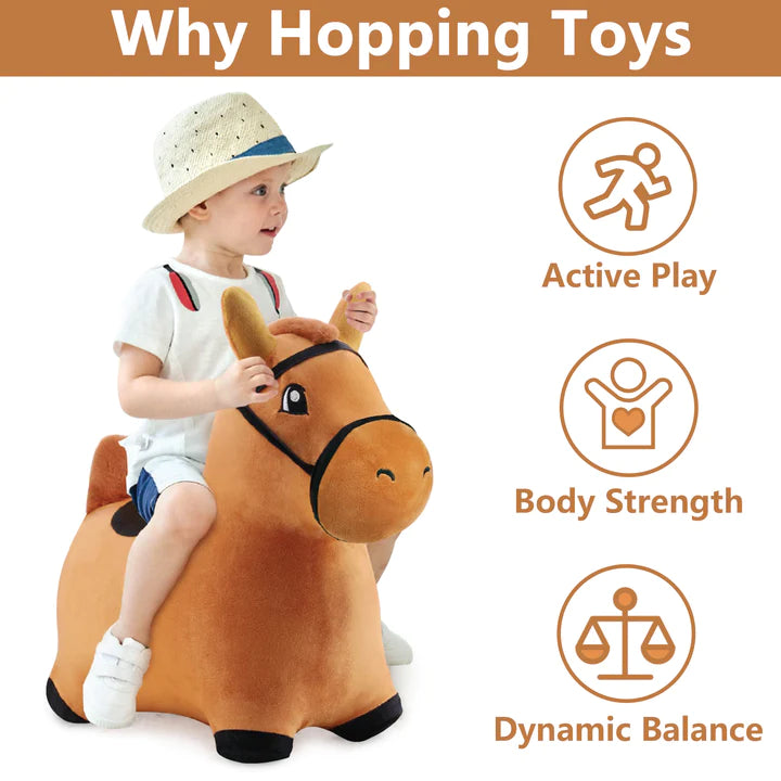 Bouncy Brown Horse - Born Childrens Boutique