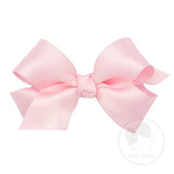 Wee Ones Satin Light Pink Bow - Born Childrens Boutique