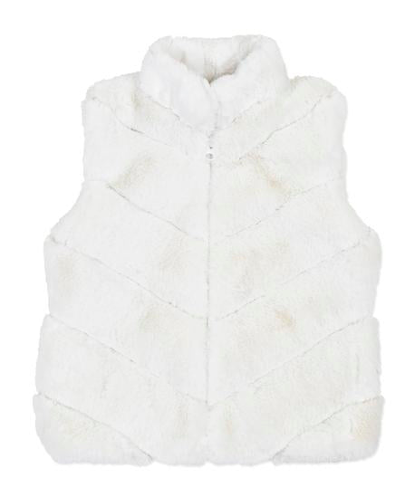 Zip Up Vest Snow Layer Cake - Born Childrens Boutique
