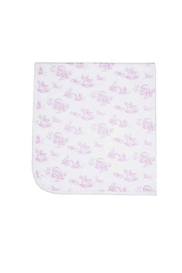 Pink Toile Blanket - Born Childrens Boutique