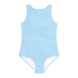 Pre-Order Double Bow Tie Knot One Piece Blue Star - Born Childrens Boutique