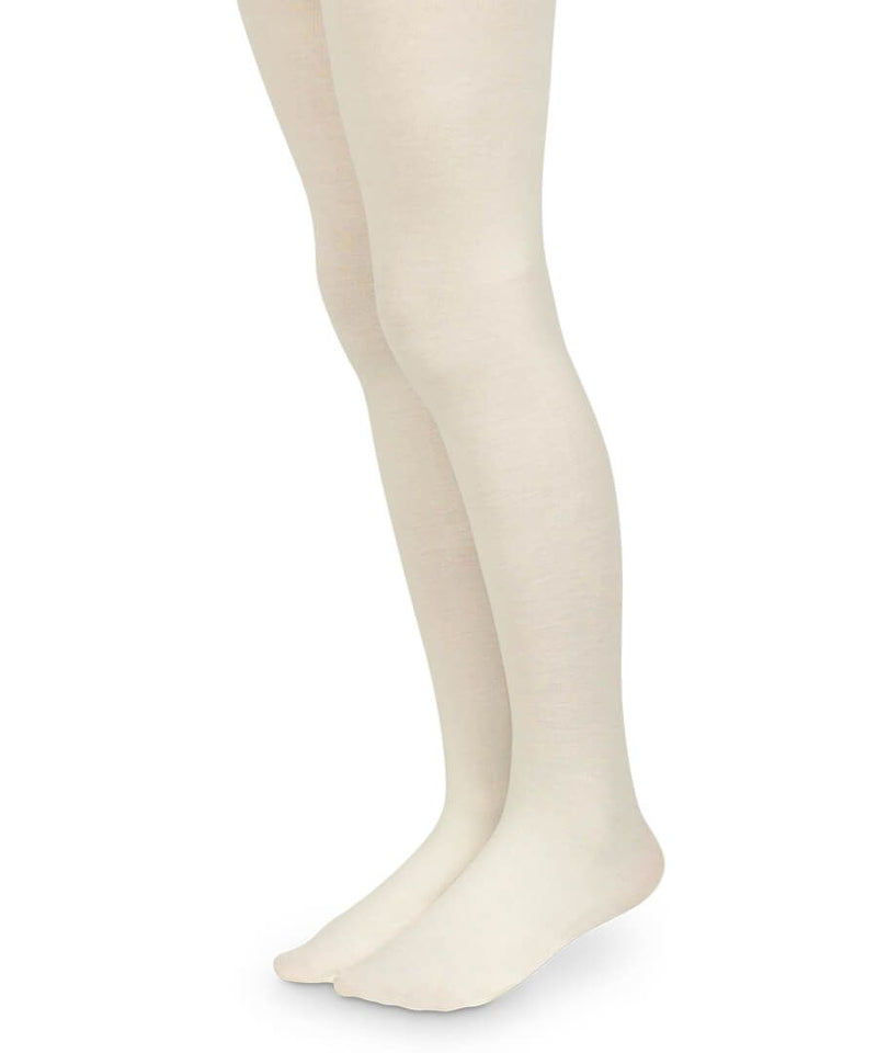 Jefferies Seamless Ivory Microfiber Tights - Born Childrens Boutique