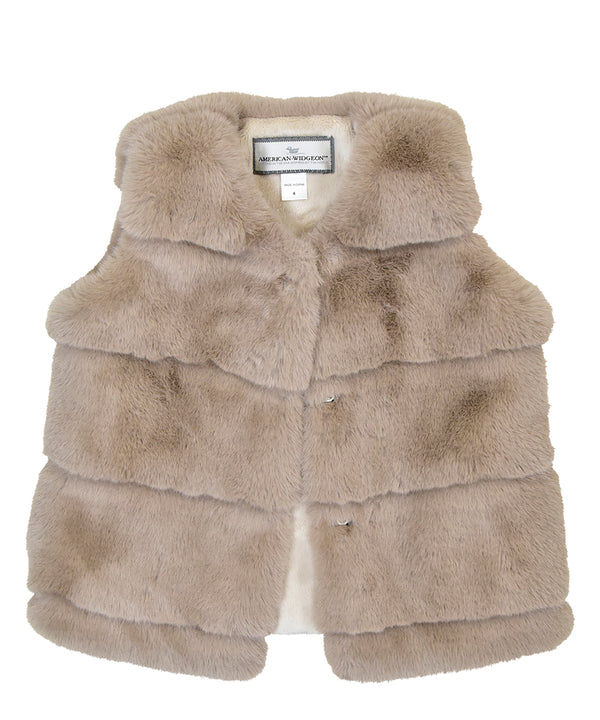 Puff Vest Mocha Cake - Born Childrens Boutique