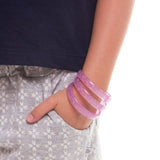 Light Pink Glitter Bangle Set - Born Childrens Boutique