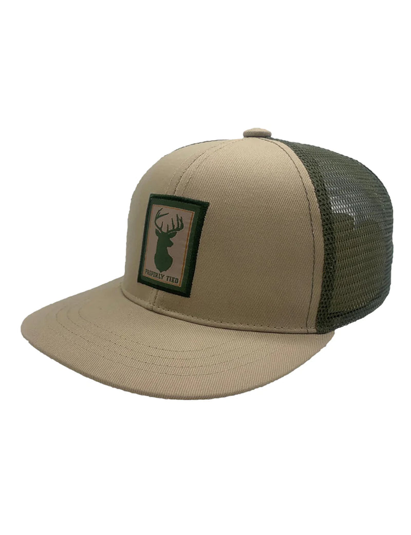 Youth Trucker Deer Mount Hat - Born Childrens Boutique