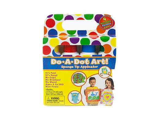 Rainbow 4 Pack Dot Markers - Born Childrens Boutique