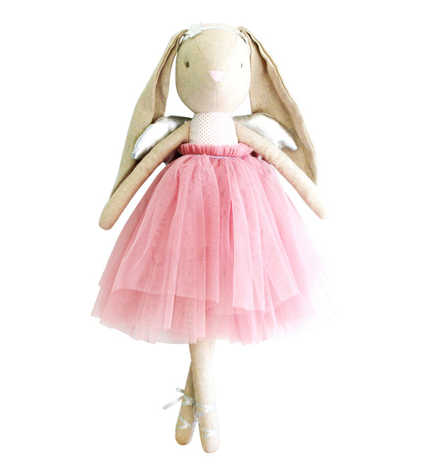 Linen Estelle Angel Bunny Blush - Born Childrens Boutique